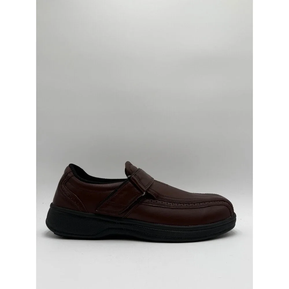 OrthoFeet LINCOLN CENTER Men's NEW Orthopedic Dress Shoe Brown US Size 12 M